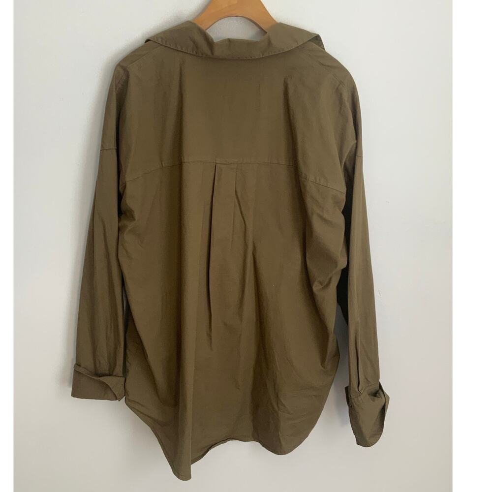 Monrow Oversized Button Down Size Medium - image 3